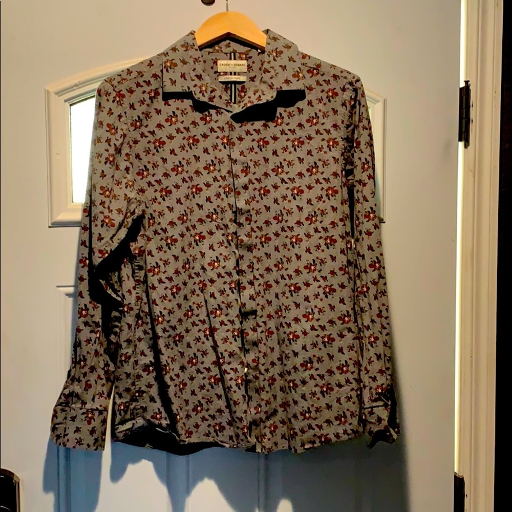 Crosby and Howard Rose Pattern Dress Shirt